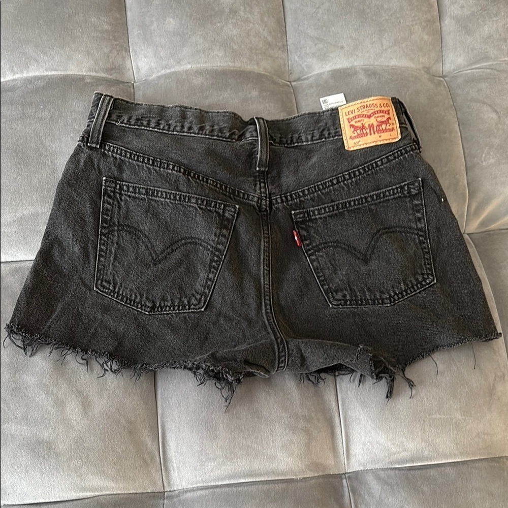 Levi's Women's Black Denim Shorts size 31